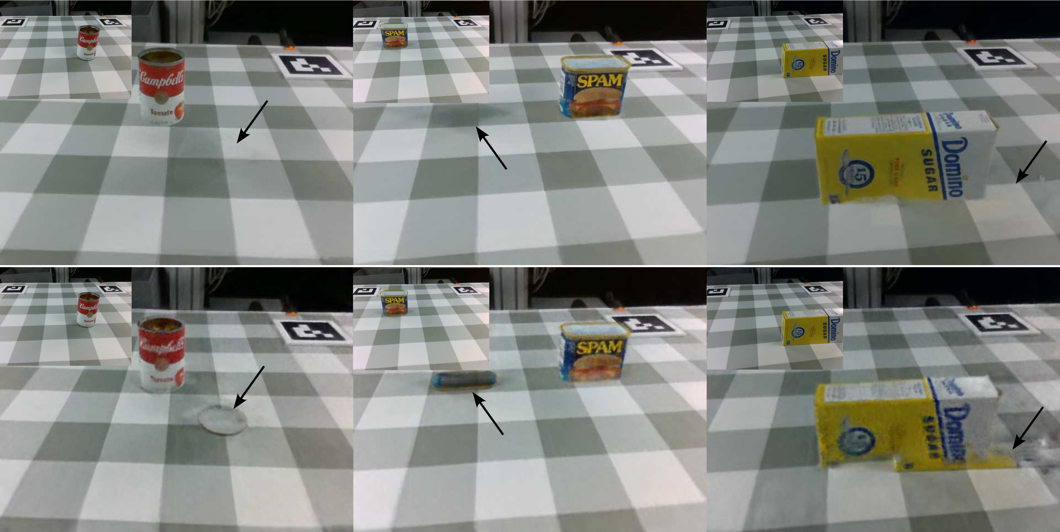 NEO and Seal3D comparison after robotic object manipulation.
